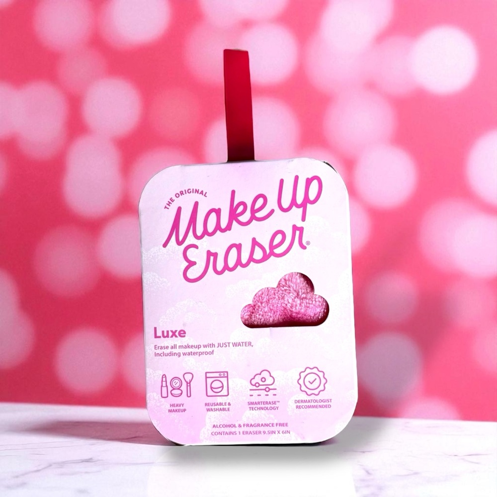 MakeUp Eraser Luxe Size Large Pink Microfiber Makeup Remover Towel